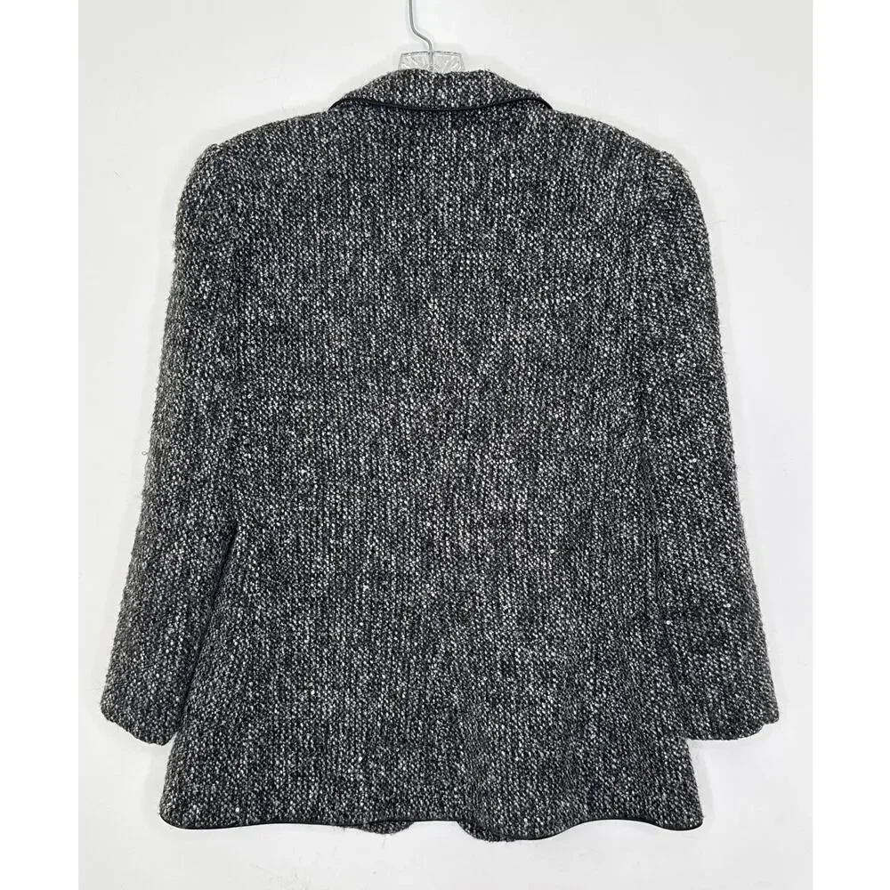 2004 Armani Collezioni Bouclé Sequin Blazer Italy Size medium